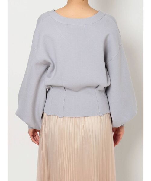 dazzlin（ダズリン）の「2WAYタックカーデニットトップス（カーディガン/ボレロ・レディース・ブラウン/オフホワイト/ピンク/ブルー/グリーン・FREE）」の14枚目の写真