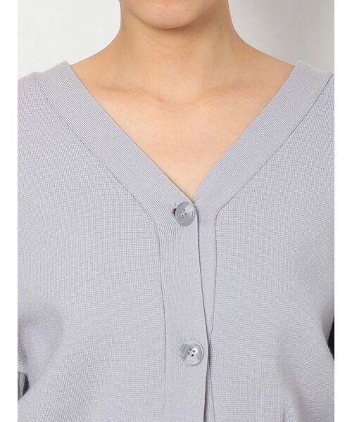 dazzlin（ダズリン）の「2WAYタックカーデニットトップス（カーディガン/ボレロ・レディース・ブラウン/オフホワイト/ピンク/ブルー/グリーン・FREE）」の15枚目の写真