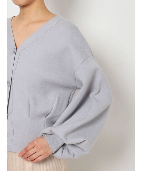 dazzlin（ダズリン）の「2WAYタックカーデニットトップス（カーディガン/ボレロ・レディース・ブラウン/オフホワイト/ピンク/ブルー/グリーン・FREE）」の16枚目の写真