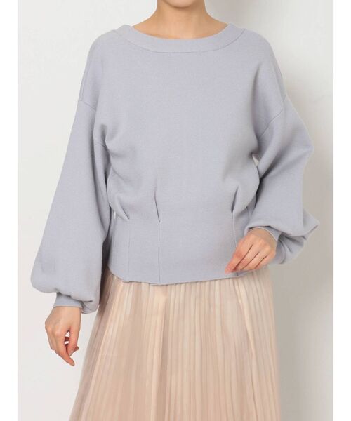 dazzlin（ダズリン）の「2WAYタックカーデニットトップス（カーディガン/ボレロ・レディース・ブラウン/オフホワイト/ピンク/ブルー/グリーン・FREE）」の18枚目の写真