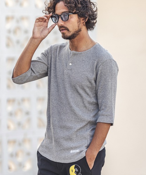 felkod(フィルコッド)の「mt6962-Thermal Henry Neck Half Sleeve Cut sew カットソー(Tシャツ/カットソー・メンズ・ホワイト/ブラック/トップグレー・S/M/L)」の16枚目の写真