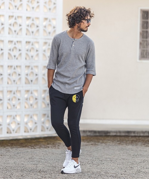 felkod(フィルコッド)の「mt6962-Thermal Henry Neck Half Sleeve Cut sew カットソー(Tシャツ/カットソー・メンズ・ホワイト/ブラック/トップグレー・S/M/L)」の4枚目の写真