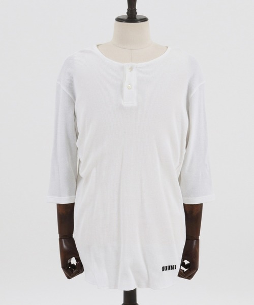 felkod(フィルコッド)の「mt6962-Thermal Henry Neck Half Sleeve Cut sew カットソー(Tシャツ/カットソー・メンズ・ホワイト/ブラック/トップグレー・S/M/L)」の15枚目の写真