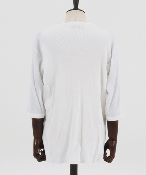 felkod(フィルコッド)の「mt6962-Thermal Henry Neck Half Sleeve Cut sew カットソー(Tシャツ/カットソー・メンズ・ホワイト/ブラック/トップグレー・S/M/L)」の11枚目の写真