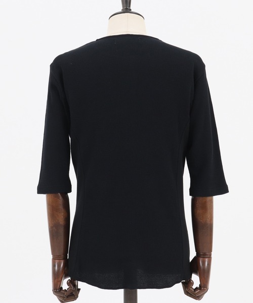 felkod(フィルコッド)の「mt6962-Thermal Henry Neck Half Sleeve Cut sew カットソー(Tシャツ/カットソー・メンズ・ホワイト/ブラック/トップグレー・S/M/L)」の18枚目の写真