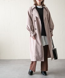 キャンディスリーブビッグトレンチコート