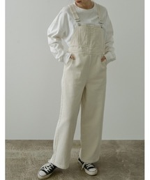 Re:EDIT | [2021S/S PRE ORDER]ブリーチデニムサロペット(サロペット/オーバーオール)