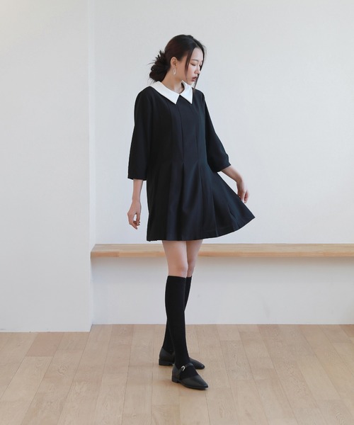 by muni:r（バイ ムニール）の「デイリーに履きやすいシンプルなメリージェーンフラットシューズ（ローファー・レディース・ブラック/ブラウン・23.0cm/24.0cm/25.0cm）」の16枚目の写真