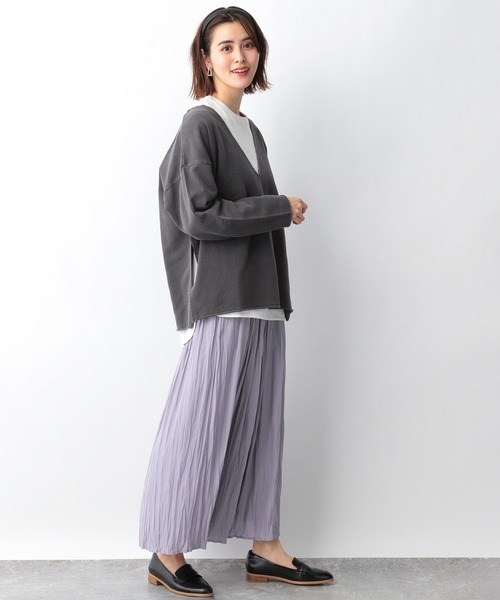 LEPSIM（レプシィム）の「ビンテージライクプルオーバー　930068（スウェット・レディース・チャコールグレー/ブルー/キナリ・FREE）」の6枚目の写真