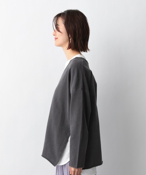 LEPSIM（レプシィム）の「ビンテージライクプルオーバー　930068（スウェット・レディース・チャコールグレー/ブルー/キナリ・FREE）」の9枚目の写真