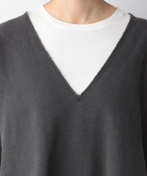 LEPSIM（レプシィム）の「ビンテージライクプルオーバー　930068（スウェット・レディース・チャコールグレー/ブルー/キナリ・FREE）」の11枚目の写真