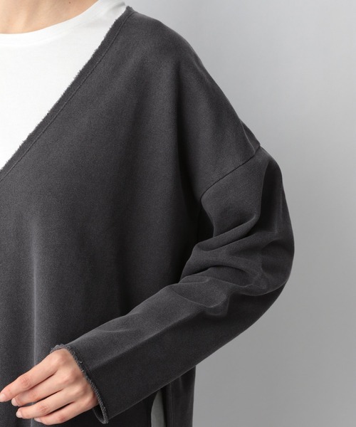 LEPSIM（レプシィム）の「ビンテージライクプルオーバー　930068（スウェット・レディース・チャコールグレー/ブルー/キナリ・FREE）」の12枚目の写真