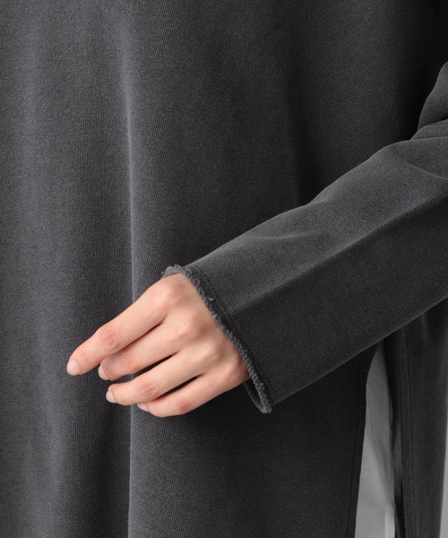 LEPSIM（レプシィム）の「ビンテージライクプルオーバー　930068（スウェット・レディース・チャコールグレー/ブルー/キナリ・FREE）」の13枚目の写真