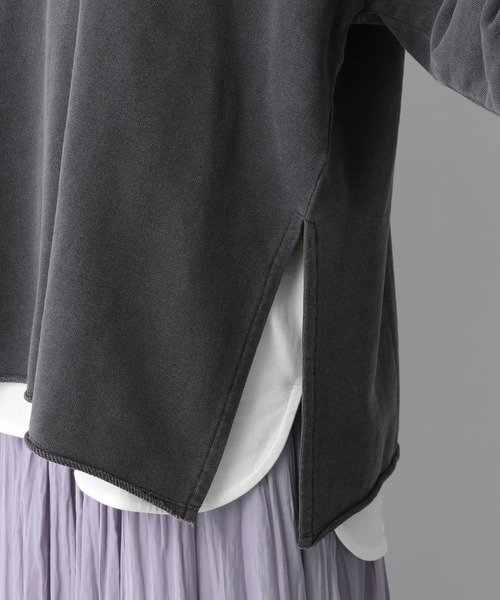 LEPSIM（レプシィム）の「ビンテージライクプルオーバー　930068（スウェット・レディース・チャコールグレー/ブルー/キナリ・FREE）」の14枚目の写真