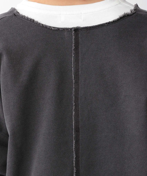 LEPSIM（レプシィム）の「ビンテージライクプルオーバー　930068（スウェット・レディース・チャコールグレー/ブルー/キナリ・FREE）」の15枚目の写真