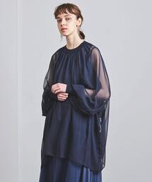 HYKE　ハイク　シアーシフォンカットソー HYKE（ハイク）の「＜HYKE（ハイク）＞シアー シフォン カットソー