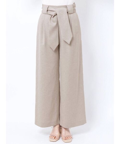 LAGUNAMOON（ラグナムーン）の「ウエストサッシュワイドパンツ（その他パンツ・レディース・モカ/ピンク/ライトグレー・SMALL/MEDIUM）」の13枚目の写真