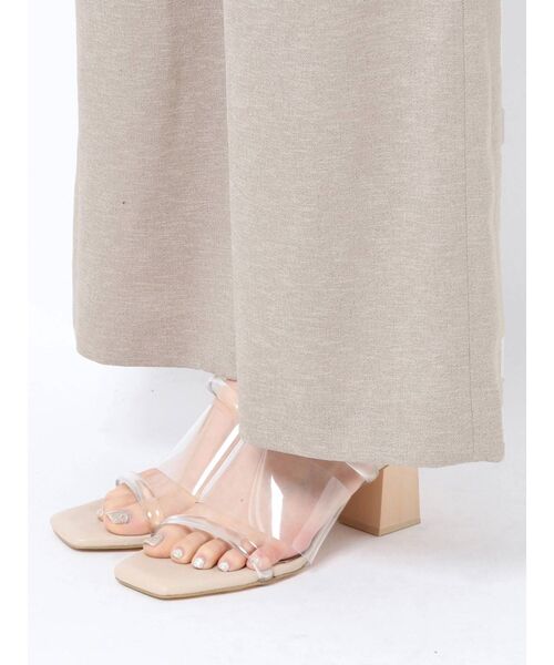 LAGUNAMOON（ラグナムーン）の「ウエストサッシュワイドパンツ（その他パンツ・レディース・モカ/ピンク/ライトグレー・SMALL/MEDIUM）」の11枚目の写真