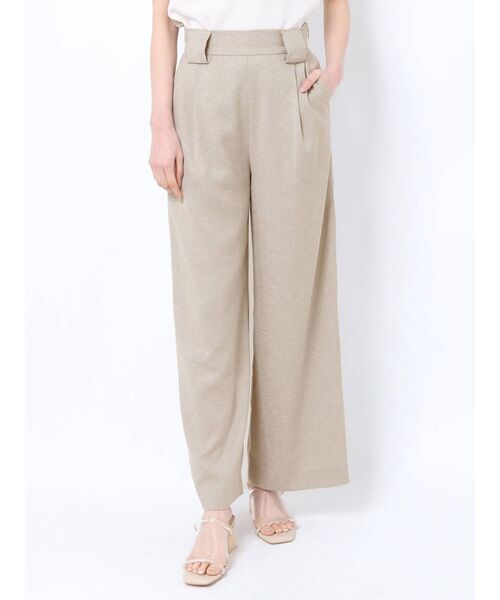 LAGUNAMOON（ラグナムーン）の「ウエストサッシュワイドパンツ（その他パンツ・レディース・モカ/ピンク/ライトグレー・SMALL/MEDIUM）」の9枚目の写真