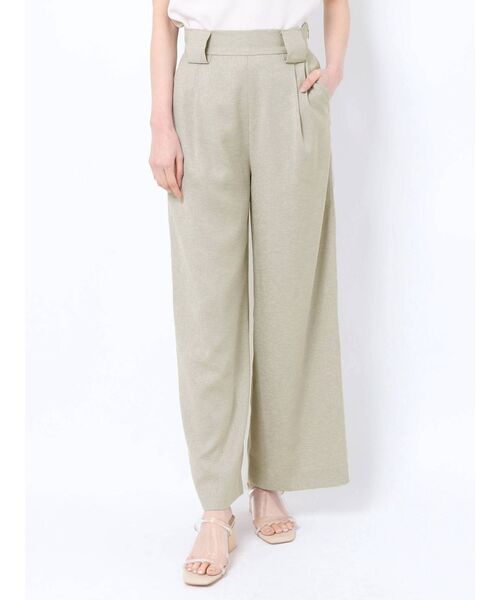 LAGUNAMOON（ラグナムーン）の「ウエストサッシュワイドパンツ（その他パンツ・レディース・モカ/ピンク/ライトグレー・SMALL/MEDIUM）」の8枚目の写真