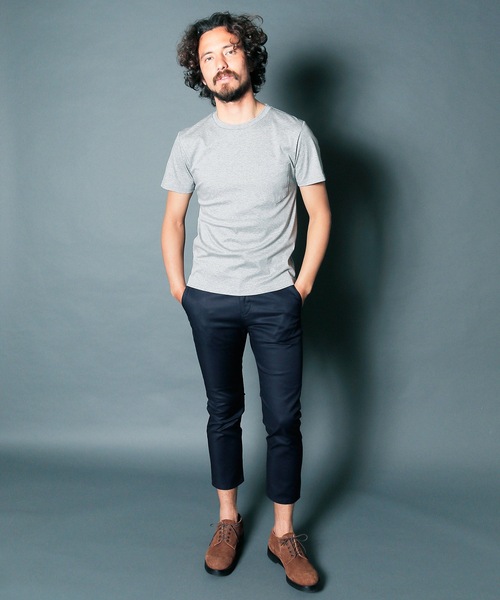 Magine(マージン)の「CTN STRETCH SERGE CROPPED TAPERED PANTS : コットンストレッチ サージ クロップドパンツ(チノパンツ・メンズ・ブラック/ベージュ/ネイビー/オリーブ・44/46/48)」の18枚目の写真