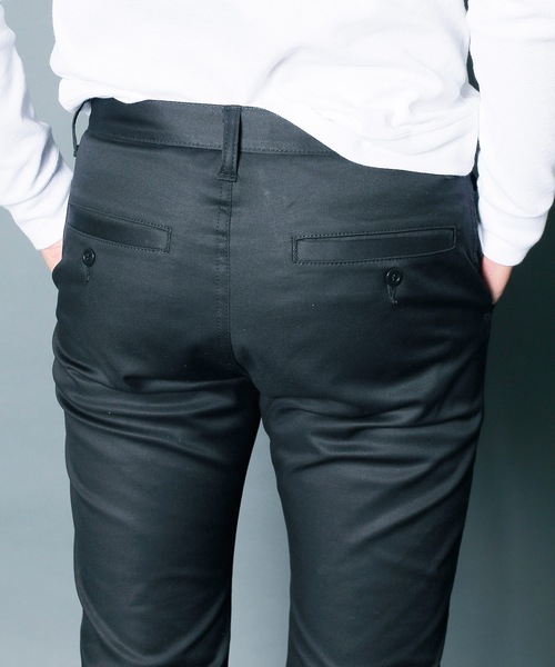 Magine(マージン)の「CTN STRETCH SERGE CROPPED TAPERED PANTS : コットンストレッチ サージ クロップドパンツ(チノパンツ・メンズ・ブラック/ベージュ/ネイビー/オリーブ・44/46/48)」の19枚目の写真