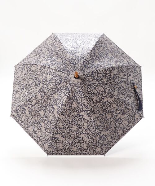 utatane（ウタタネ）の「日傘 完全遮光100％ 晴雨兼用 インド更紗総柄（長傘・レディース・ネイビー/レッド/マスタード/ピンク/ブルー・FREE）」の17枚目の写真