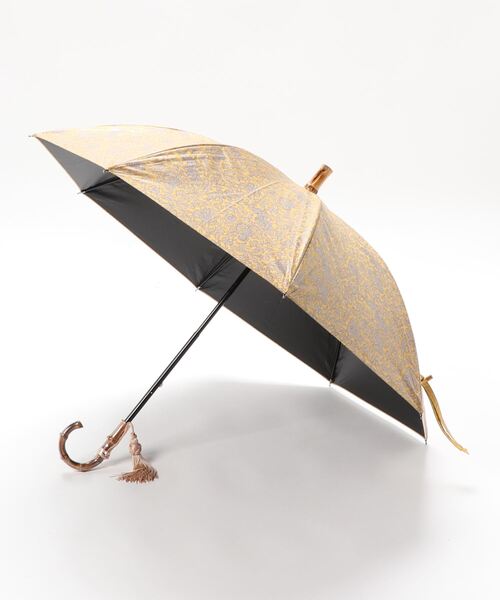 utatane（ウタタネ）の「日傘 完全遮光100％ 晴雨兼用 インド更紗総柄（長傘・レディース・ネイビー/レッド/マスタード/ピンク/ブルー・FREE）」の12枚目の写真