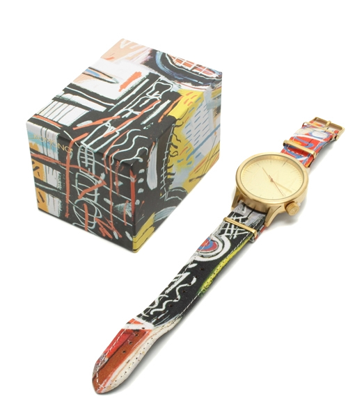 KOMONO.（コモノ）の「ユニセックス コモノ バスキア 腕時計 KOMONO BASQUIAT COLLABO - MAGNUS（アナログ腕時計・レディース・ホワイト/オフホワイト/ゴールド/グリーン・ONE SIZE）」の8枚目の写真