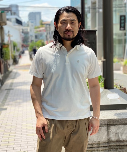 マンシングウェア グランドスラム 新品 LA メンズ 半袖ポロシャツピンク Munsingwear グランドスラム 新品 LA メンズ 半袖ポロシャツ