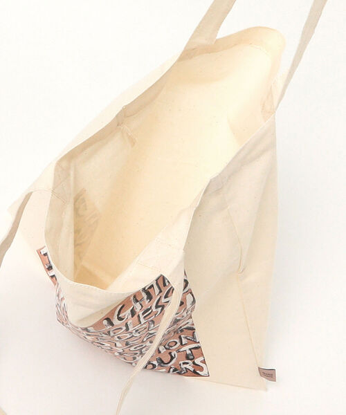 BEAMS LIGHTS(ビームスライツ)の「DAI WATANABE × BEAMS LIGHTS / graphic TOTE(トートバッグ・メンズ・ブラック/ナチュラル・ONE SIZE)」の3枚目の写真