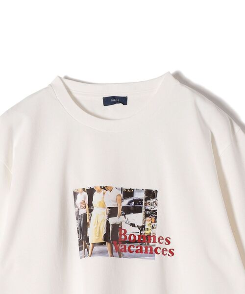 SHIPS(シップス)の「オリジナルロゴTEE(Tシャツ/カットソー・レディース・キャメル/ベージュ/ライトホワイト/ホワイト・ONE SIZE)」の12枚目の写真
