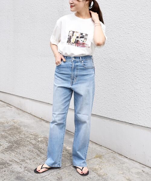 SHIPS(シップス)の「オリジナルロゴTEE(Tシャツ/カットソー・レディース・キャメル/ベージュ/ライトホワイト/ホワイト・ONE SIZE)」の20枚目の写真
