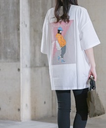 JOHN'S CLOSET | 【i】16/-天竺 クルーネック エモバックプリントTシャツ(Tシャツ/カットソー)