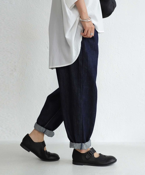 antiqua（アンティカ）の「ウィングチップストラップシューズ（ローファー・レディース・ブラック・LL/S/M/L）」の9枚目の写真