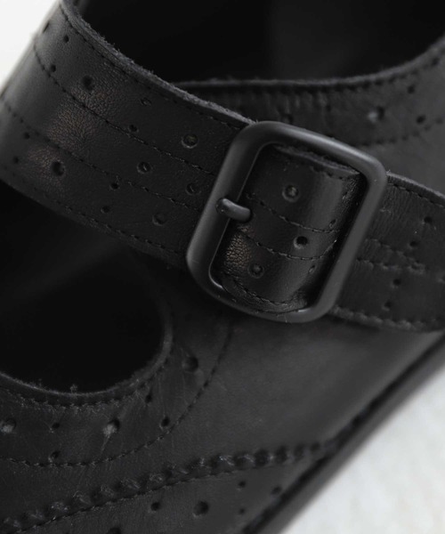 antiqua（アンティカ）の「ウィングチップストラップシューズ（ローファー・レディース・ブラック・LL/S/M/L）」の18枚目の写真