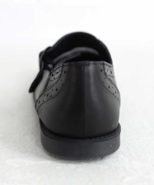 antiqua（アンティカ）の「ウィングチップストラップシューズ（ローファー・レディース・ブラック・LL/S/M/L）」の16枚目の写真
