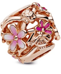 PANDORA | オープンワーク ピンク デイジー フラワー チャーム(チャーム)