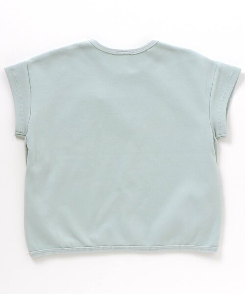 apres les cours（アプレレクール）の「/カラバリロゴTシャツ_接触冷感（Tシャツ/カットソー・キッズ・オフホワイト/ベージュ/オレンジ/サックスブルー/ミント・140/100/90/120/130/80/110）」の13枚目の写真