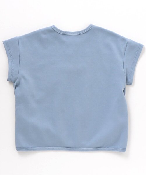 apres les cours（アプレレクール）の「/カラバリロゴTシャツ_接触冷感（Tシャツ/カットソー・キッズ・オフホワイト/ベージュ/オレンジ/サックスブルー/ミント・140/100/90/120/130/80/110）」の16枚目の写真