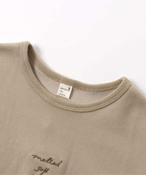 apres les cours（アプレレクール）の「/カラバリロゴTシャツ_接触冷感（Tシャツ/カットソー・キッズ・オフホワイト/ベージュ/オレンジ/サックスブルー/ミント・140/100/90/120/130/80/110）」の22枚目の写真