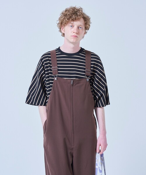 tk.TAKEO KIKUCHI(ティーケータケオキクチ)の「◆【WEB限定】潮田あかり×tk.TAKEO KIKUCHI コラボオーバーオール+トートバッグ(ユニセックスアイテム)(つなぎ/オールインワン・メンズ・ブラック/ベージュ/カーキ/ブラウン系・88/66)」の18枚目の写真