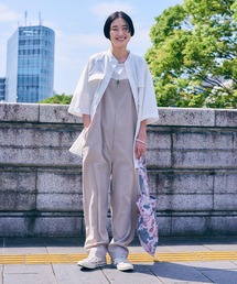 tk.TAKEO KIKUCHI | 【WEB限定】潮田あかり×tk.TAKEO KIKUCHI コラボオーバーオール+トートバッグ（ユニセックスアイテム）(つなぎ/オールインワン)