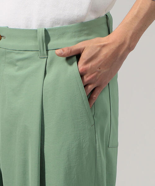 TOMORROWLAND （トゥモローランド）の「コットンポリエステル スーパーワイドパンツ（その他パンツ・メンズ・ライトグリーン/ホワイト/ブラウン/ネイビー・S/XS/M）」の8枚目の写真