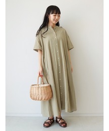 Samansa Mos2 | 柄アソートシャツワンピース(ワンピース)