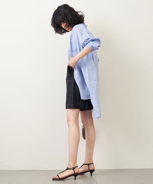 Whim Gazette（ウィムガゼット）の「リネンオーバーシャツ