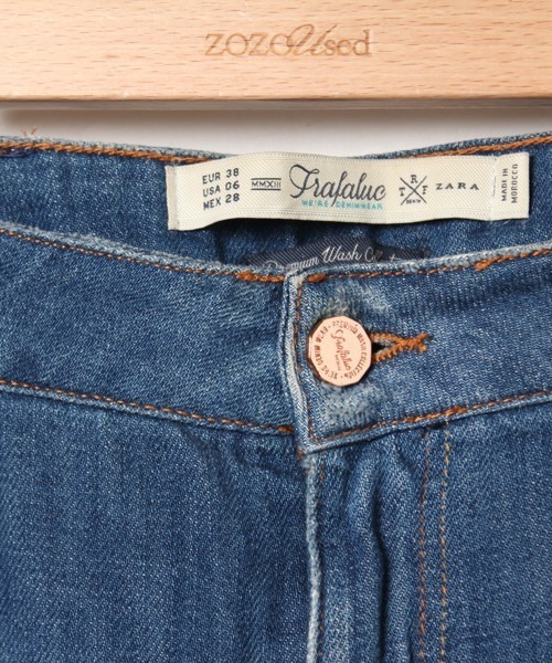 ZARA（ザラ）の「加工デニムパンツ（デニムパンツ・レディース・ネイビー・38）」の4枚目の写真