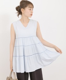 URBAN RESEARCH Sonny Label | Vネックティアードブラウス(シャツ/ブラウス)