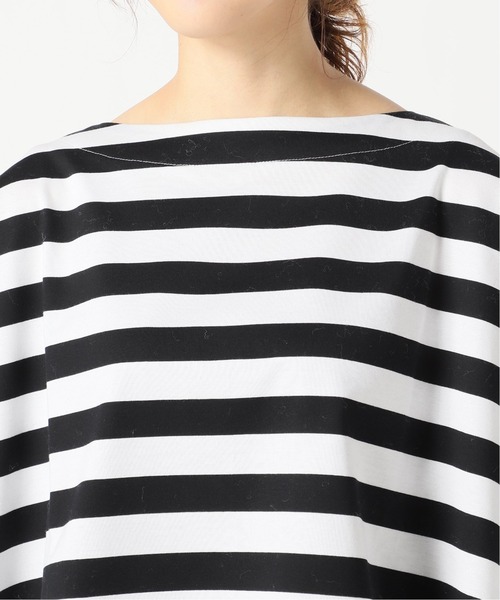 VERMEIL par iena（ヴェルメイユパーイエナ）の「【COGTHEBIGSMOKE/コグ ザ ビッグスモーク】DORGLAN TOP◆（Tシャツ/カットソー・レディース・ブラック/ブラウン・FREE）」の4枚目の写真