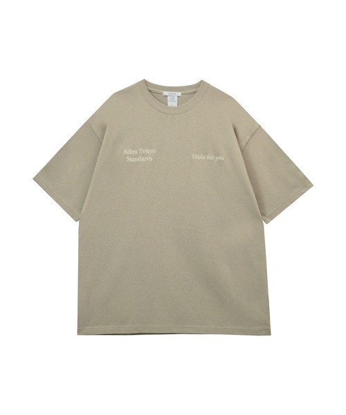 ADIRA（アディラ）の「ユニセックスヘビーオンスシシュウT（Tシャツ/カットソー・レディース・カーキ/アイボリー/キナリ/サックスブルー・LARGE）」の20枚目の写真